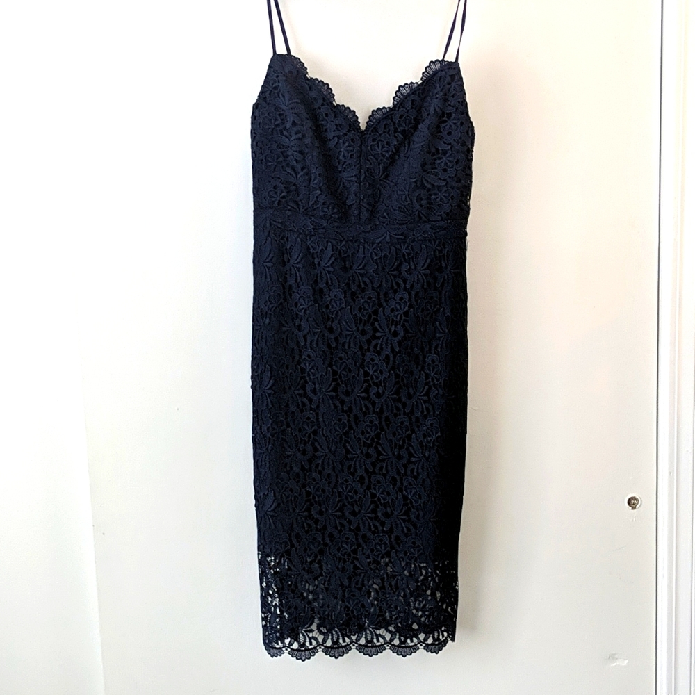 Lace cocktail dress, size 4